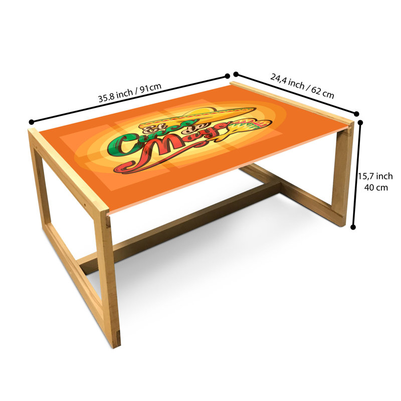Jamesanthony Sled Coffee Table, 90cm H x 62cm W x 40cm D