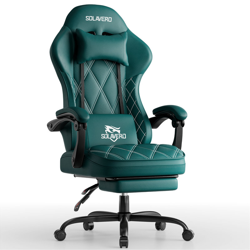 Rebrilliant PC & Racing Game Chair, Green
