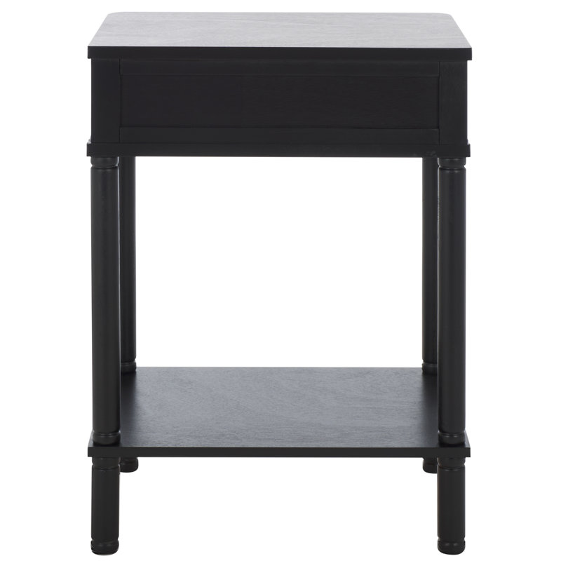 Thurston End Table, Matte Black