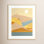 Retro Abstract I Southwest Mountains Print