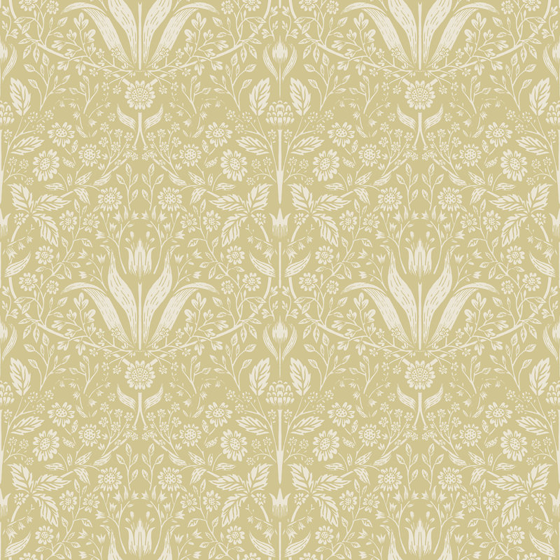 Rouleau de papier peint L 33 pi x l 20,9 po Triste, Vert
