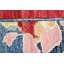 Tapis bleu Oushak 8 x 8