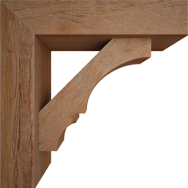 Support de bloc Balboa avec entretoise décalée, 22 X 22, Cèdre rouge occidental de l 6 po (scié brut)