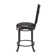 Roni Swivel Upholstered Counter Stool with Metal Frame