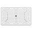 Table de patio en aluminium coulé 59,1 po x 35,4 po x 28,3 po Wildon Home