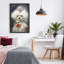Cadre flottant Bichon Frise de l'époque victorienne, design par Wumples-1522404155-1522404149