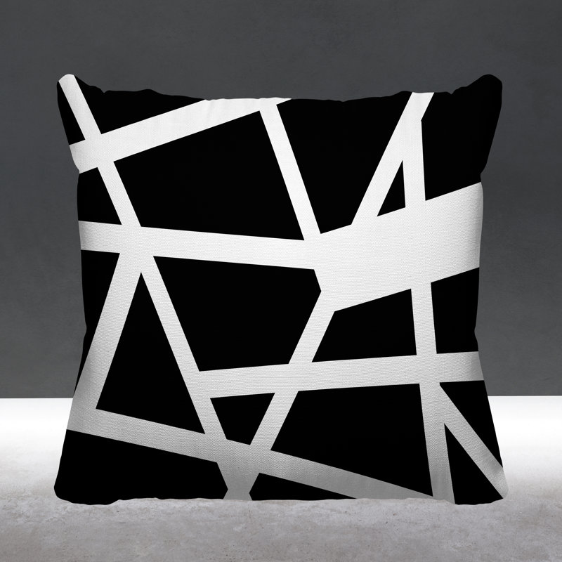 Coussin Townsend, L 17 po x H 17 po, Noir