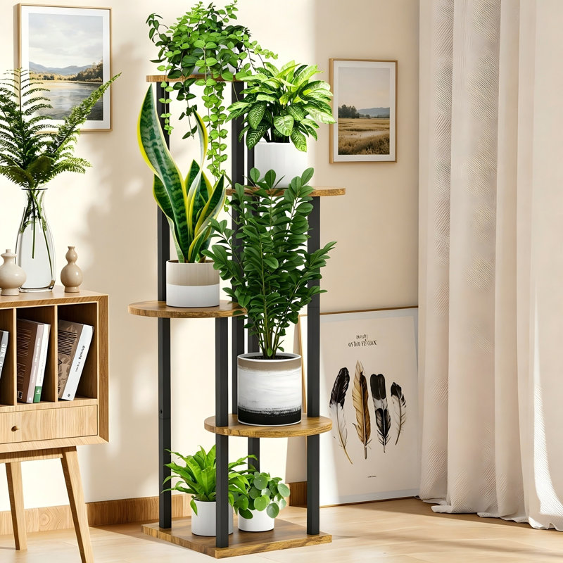 Support pour plante à 5 niveaux, Brown