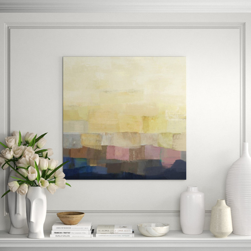 Bricks Gradation Painting by Sadie Hartman, Plexi, 36" H x 36" W