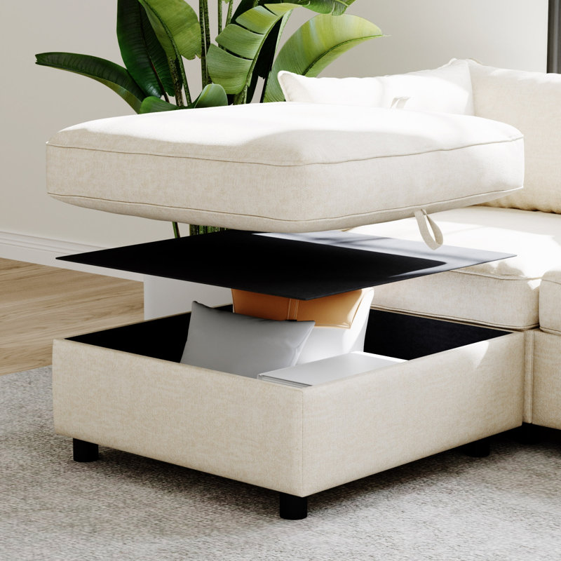 Canapé modulaire modulaire, siège convertible avec rangement, canapé-lit modulaire, combinaisons modulaires flexibles en tissu pour le salon