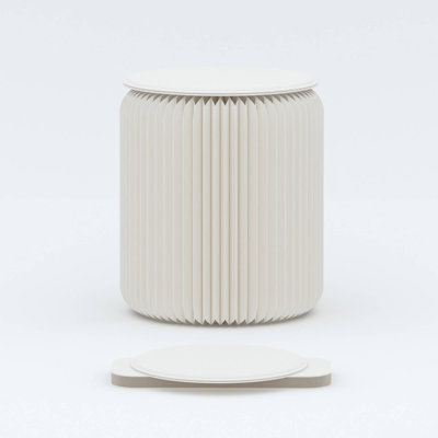Tabouret pliant portatif en papier accordéon, multifonction pour adultes - Décoration de bureau et maison