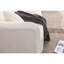 C32508, 3 + 1, canapé moderne de luxe pour le salon, canapé rembourré en molleton blanc bouclé pour bureau à domicile