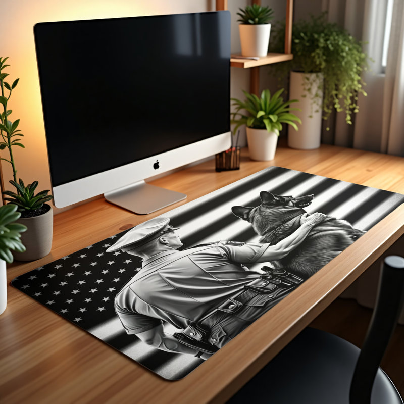 Polyester Desk Pad, 31.5x15.5
