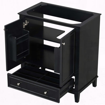 Base de meuble-lavabo sur pied 30 po avec porte et tiroir