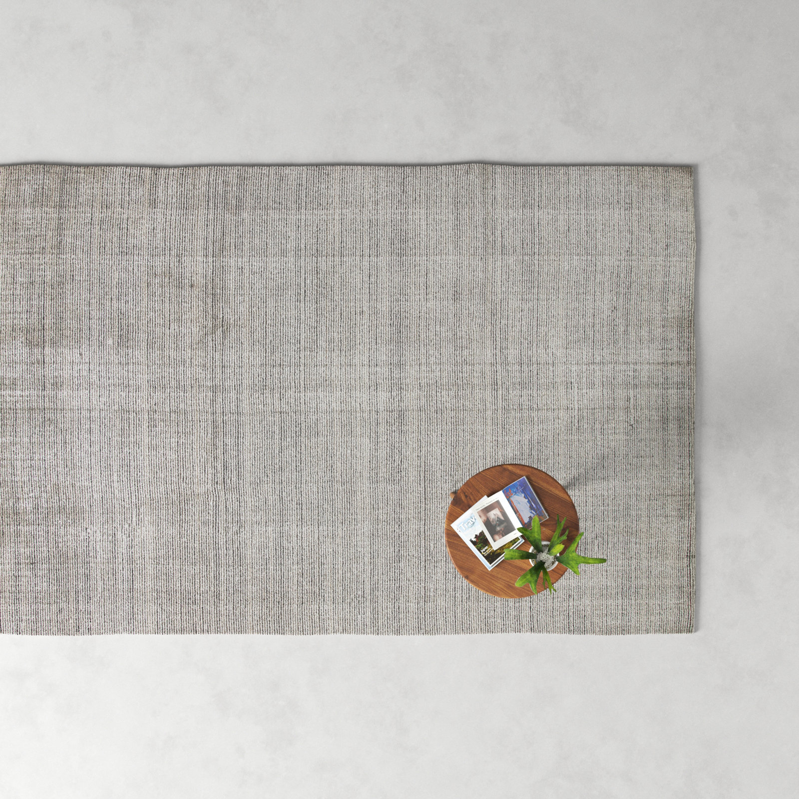 Matias Brown/Cream Rug, Gray/Beige, Runner 3' x 9'