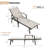 Outdoor Aluminum Chaise Lounge with 3D Double-Layer Textilene and 6-Position Adjustable Backrest