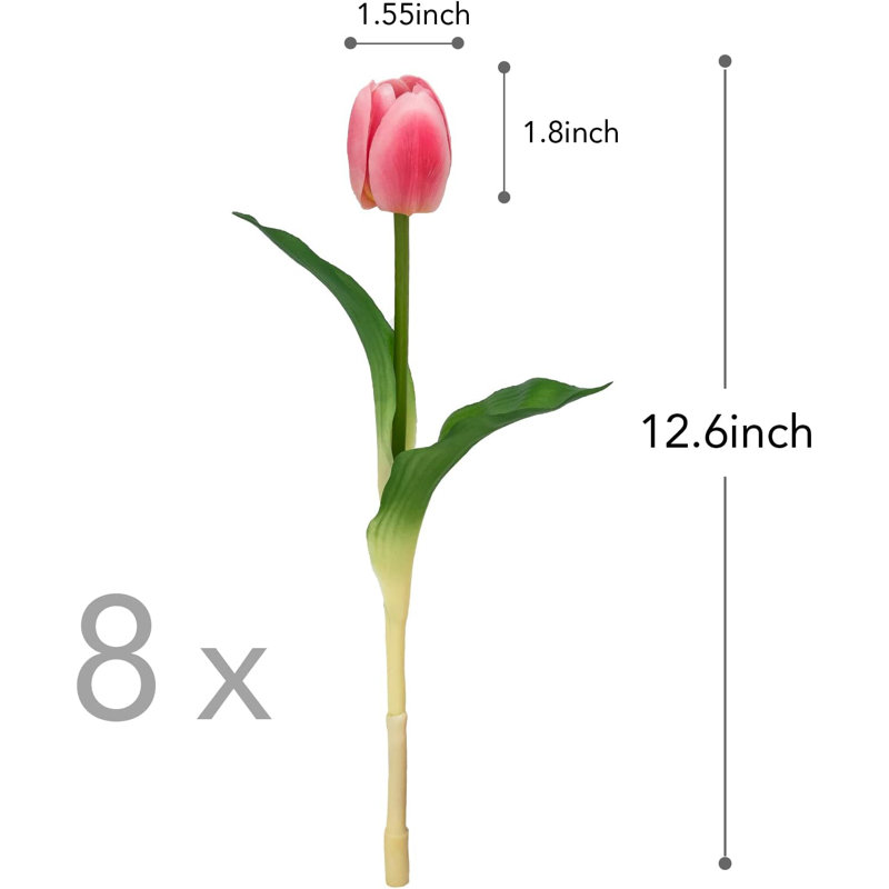 Faux Flowers - Tulip 8PCS