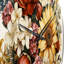Horloge murale beige et orange-93381131