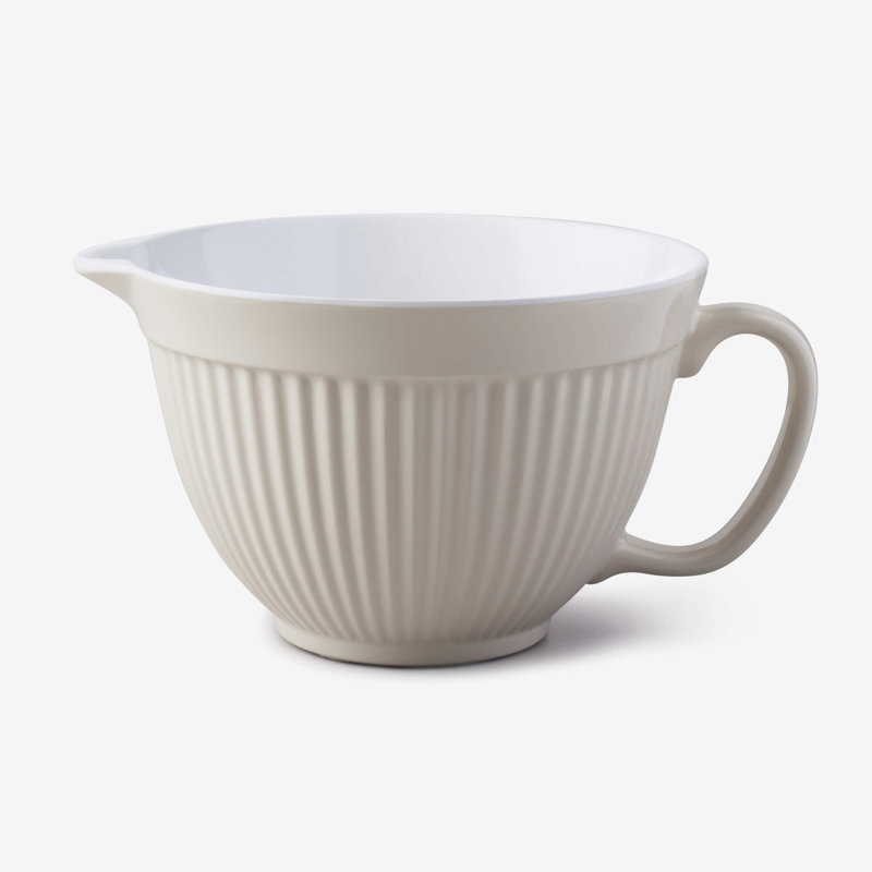 Melamine Mixing Bowl Jug 20cm, Cream
