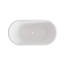 Baignoire 59 po en blanc brillant avec bordure 59 po-105505822