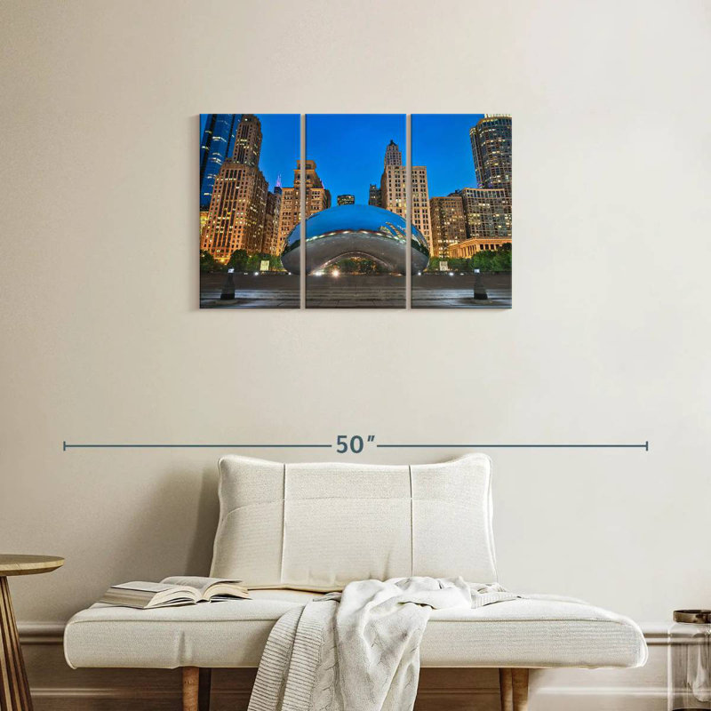 Sireci Cloud Gate Sculpture, 20" H x 33" W