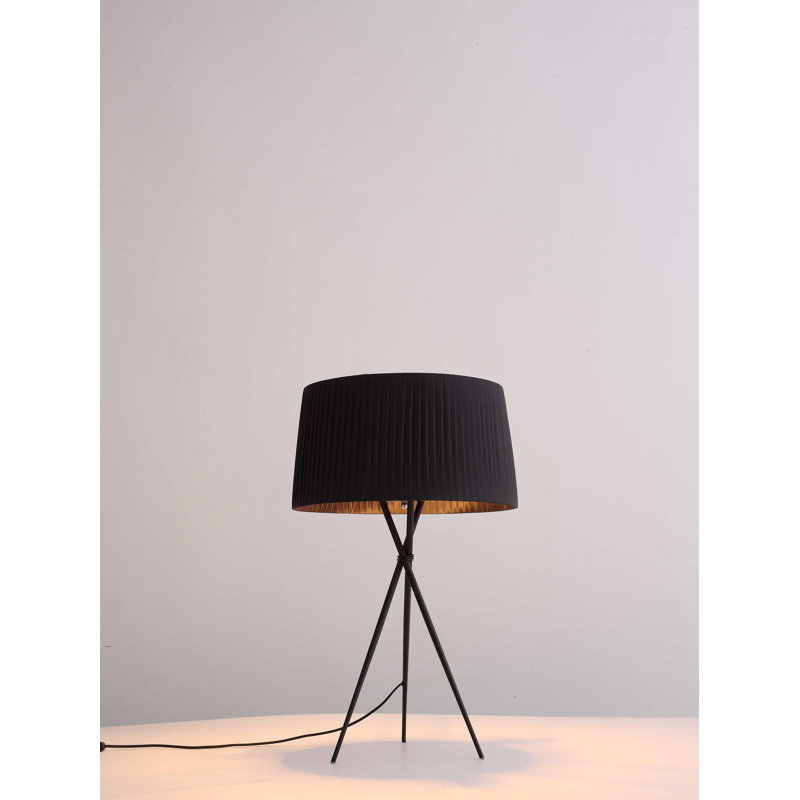 Lampe de table à trépied noire 29,5 po Steen, Noir