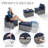 Gelibolu Wicker Outdoor Armless Lounge Chair with Ottoman