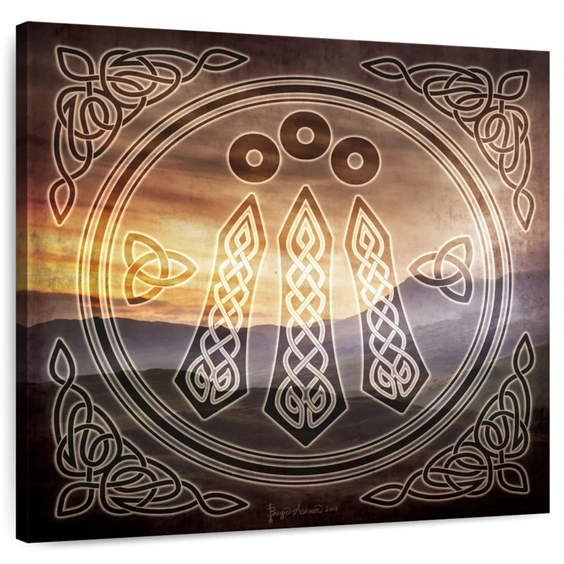 Celtic Awen, 39" H x 39" W