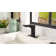 Single-Hole Bathroom Faucet with Touchless Sensor and LED Temperature Display