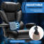 Fauteuil de direction ergonomique avec repose-pieds rétractable