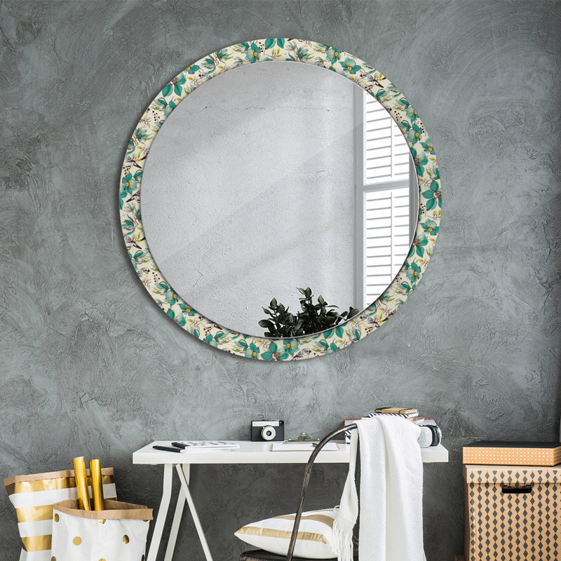 Huldar Glass Flat Wall Mirror