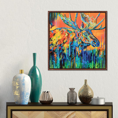 Moose 1 Piece Wall Art on Canvas
