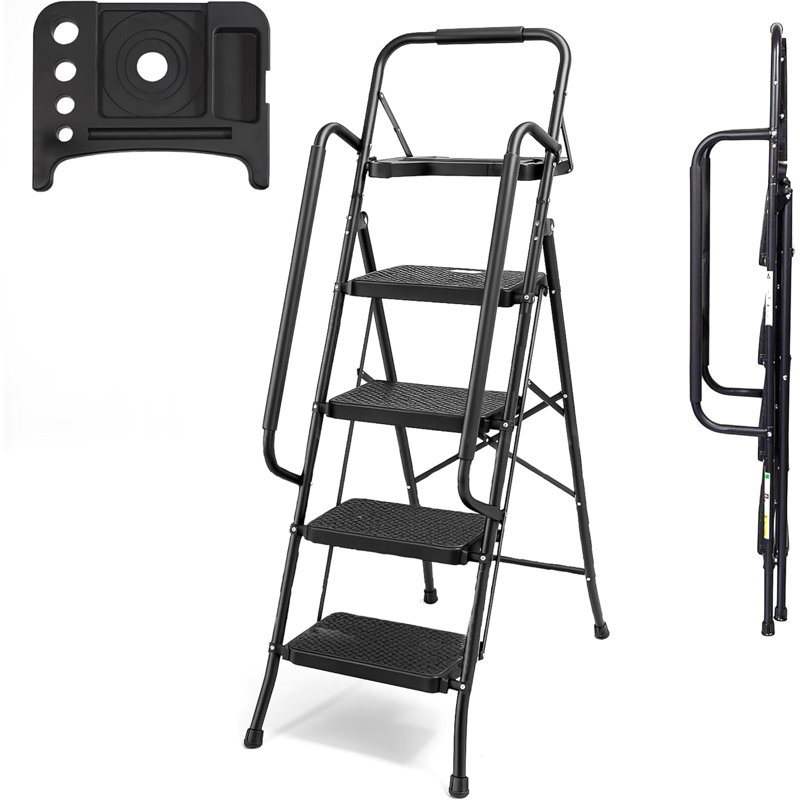 4 - Step Steel Folding Step Ladder