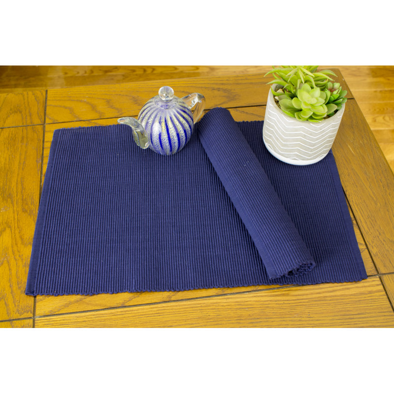 Gena 100% Cotton Rectangle, Navy