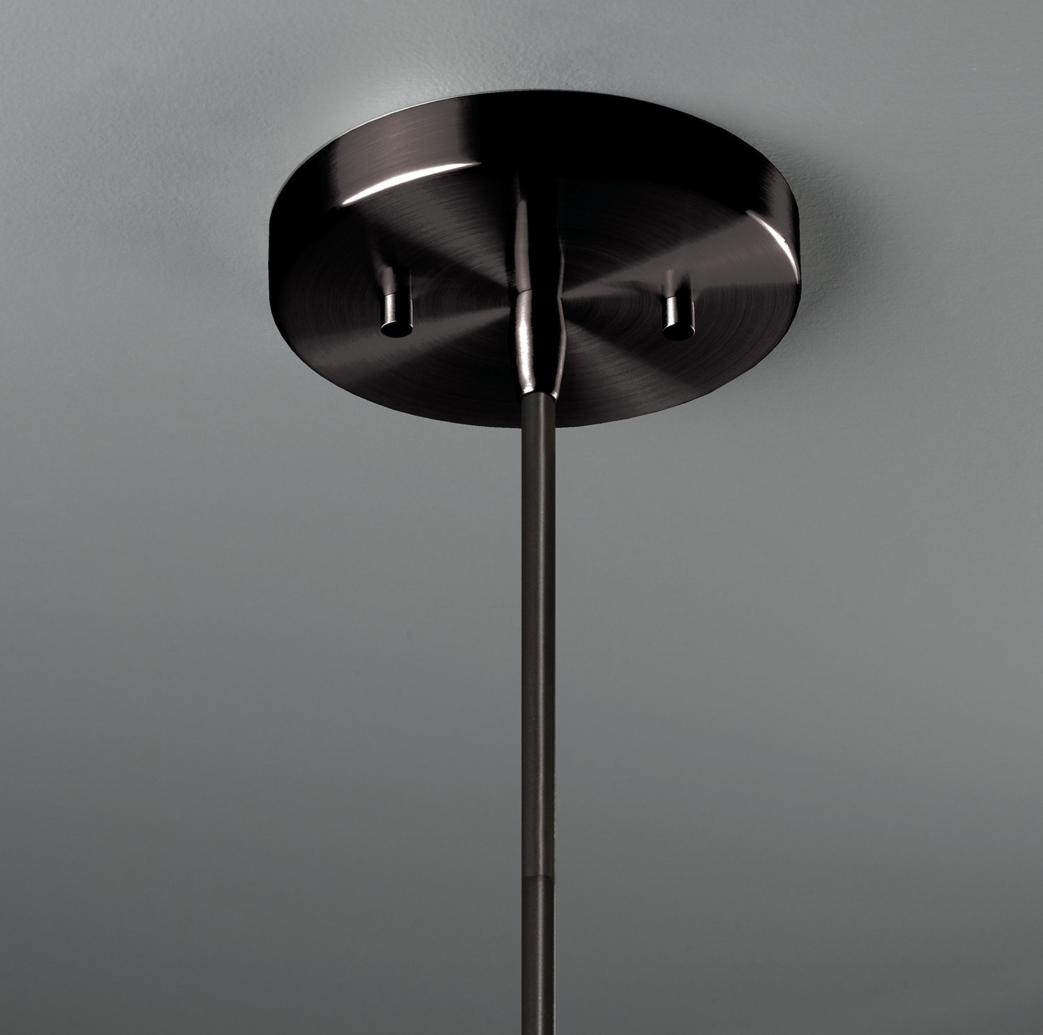 Colgate Single Light Ceramic Dimmable Pendant, Champagne Gold, Matte Black