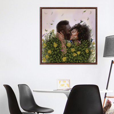 Kiss Green by Adekunle Adeleke - Print on Canvas