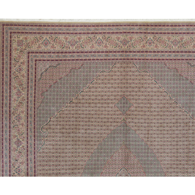 Shah One-of-a-Kind Rectangle 11'9" X 14'9" Hand Knotted Area Rug