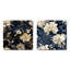 Lievens - Ensemble de 2 collages carrés botaniques abstraits-101848035-101848034