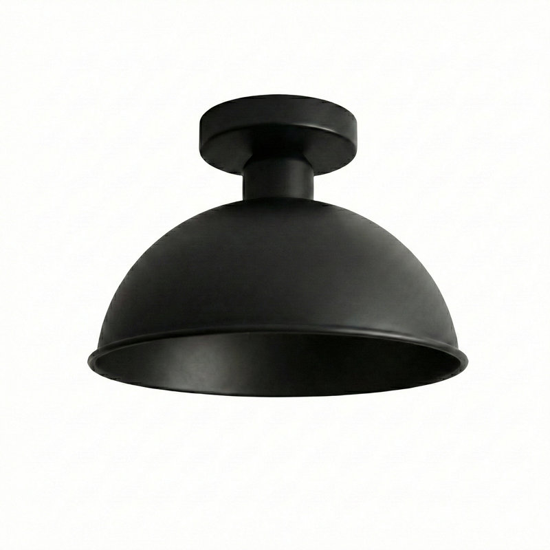 Semi Flush Mount, Black