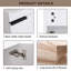 Meuble-lavabo à fermeture en douceur avec lavabo et support de rangement pour petite salle de bain-1626607327-1626607322