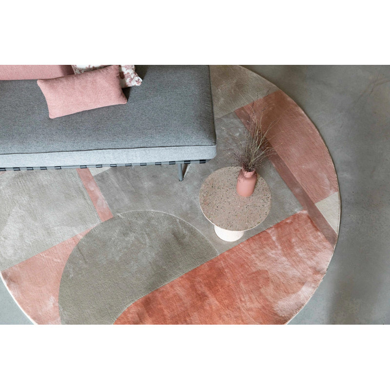 Hilton Geometric Area Rug, Round 7'