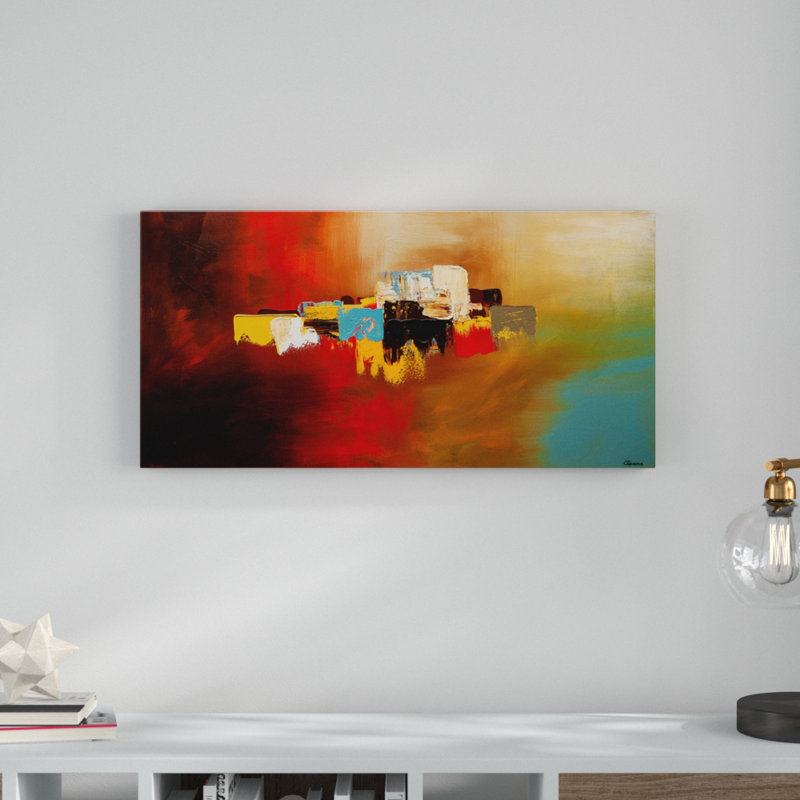« du-soleil », ensemble de reproductions sur toiles tendues, H 18 po x l 36 po x P 1,5 po
