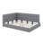 Tashelle Upholstered Bed Frame Bed-46688321