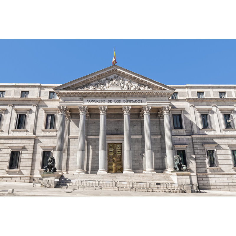 Spanish Congress - Wrapped Canvas Print, 30cm H x 46cm W x 3.8cm D