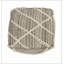 Repose-pieds carré en corde, choix confortable, fonctions multiples, design classique et coins confortables