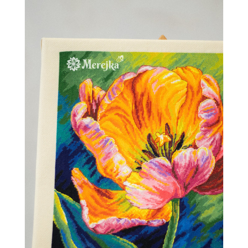 Éveil printanier: trousse de point de croix compté Radiance par Merejka K-300
