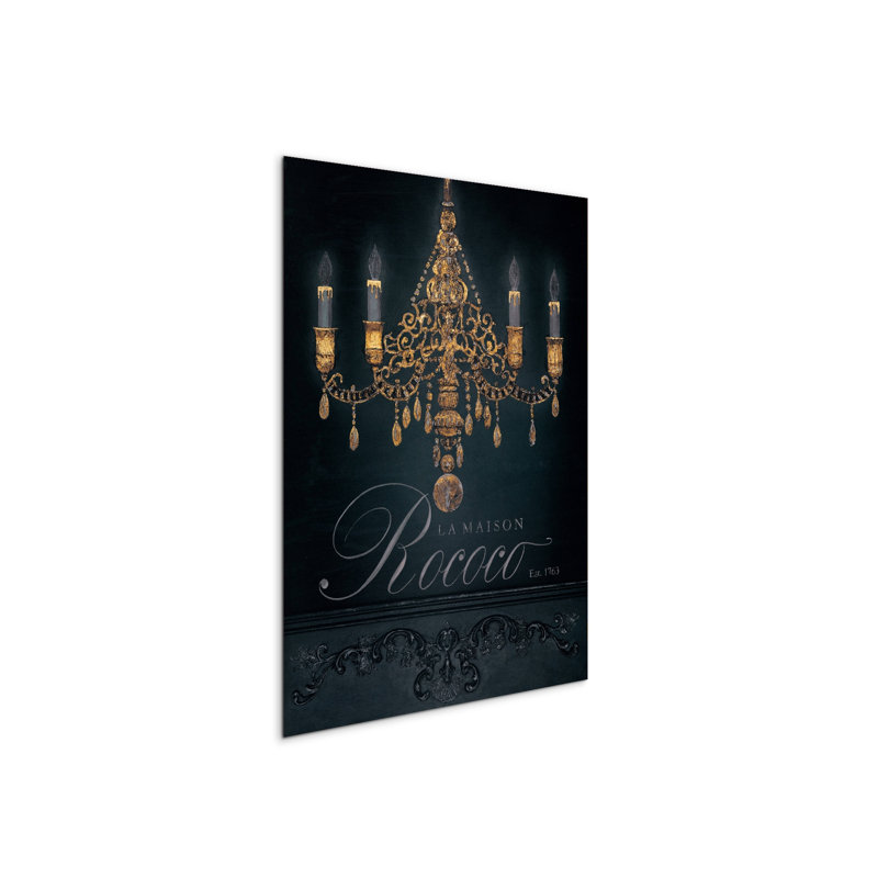 Homage to Rococo by Art Studio 77.5cm H x 58cm W MetalArt Materic Aluminum Satin Effect, Frameless Panel, Lightweight Ready to Hang