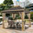 11×11 FT Pop-Up Gazebo Tent with 4 Mesh Sidewalls-112797803