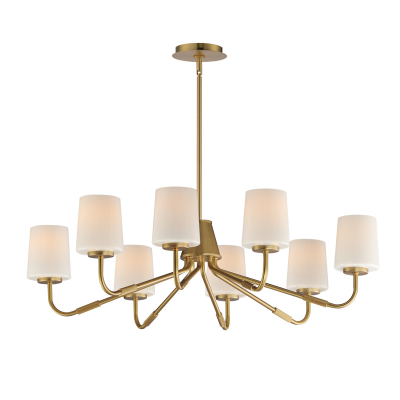 Durham-Chandelier, Natural Aged Brass