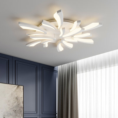 9-Light Ceiling Flush Light